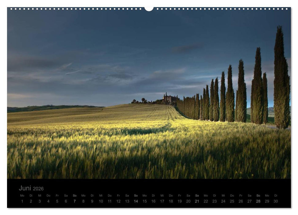 – Magie des Lichtes – TOSKANA (CALVENDO Premium Wandkalender 2026)