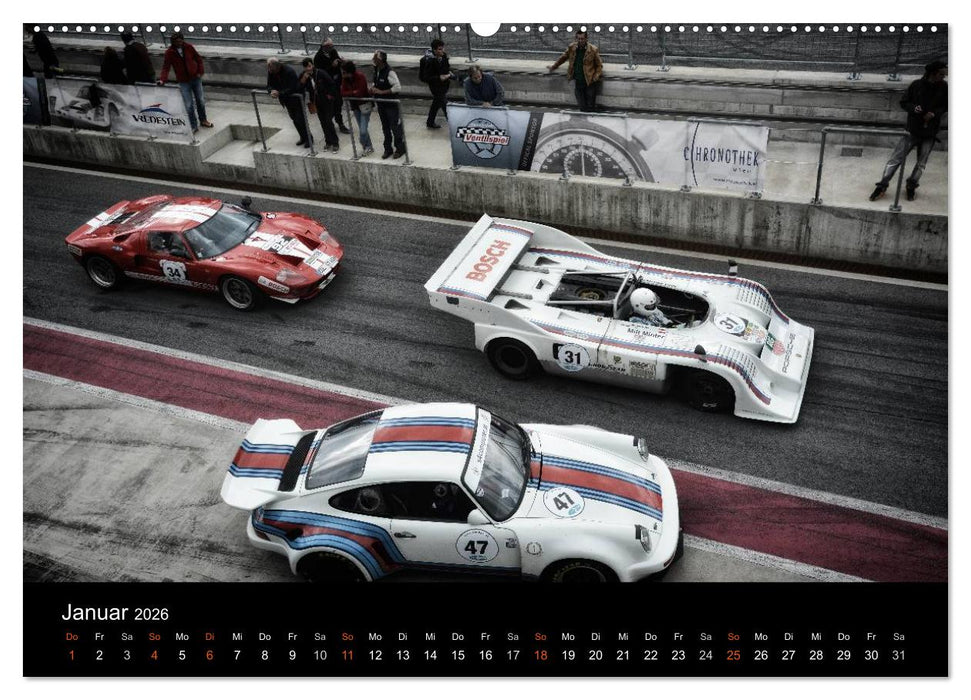 Raceday (CALVENDO Premium Wandkalender 2026)