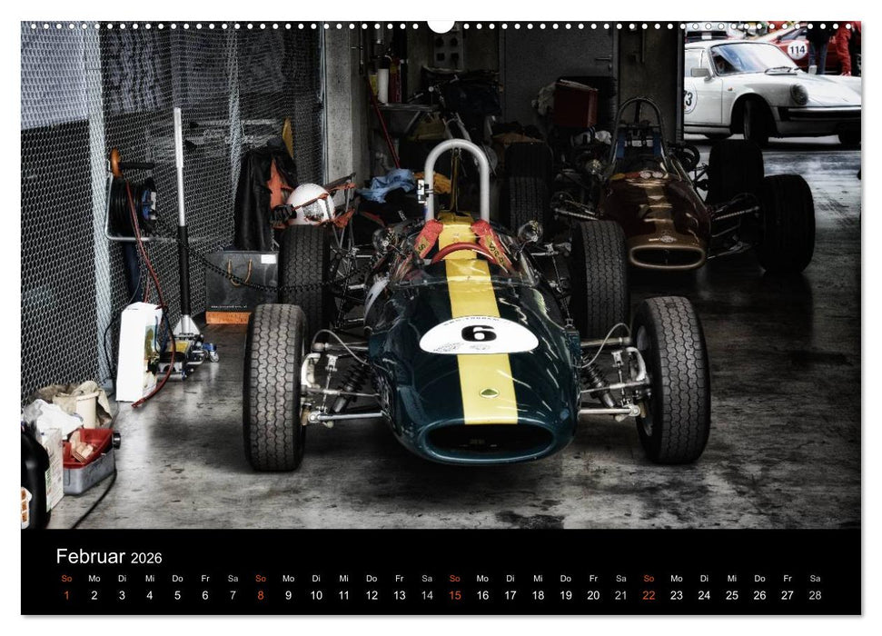 Raceday (CALVENDO Premium Wandkalender 2026)
