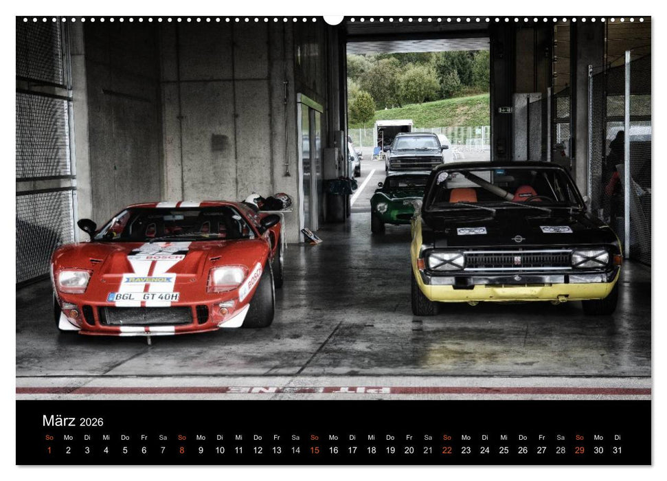 Raceday (CALVENDO Premium Wandkalender 2026)
