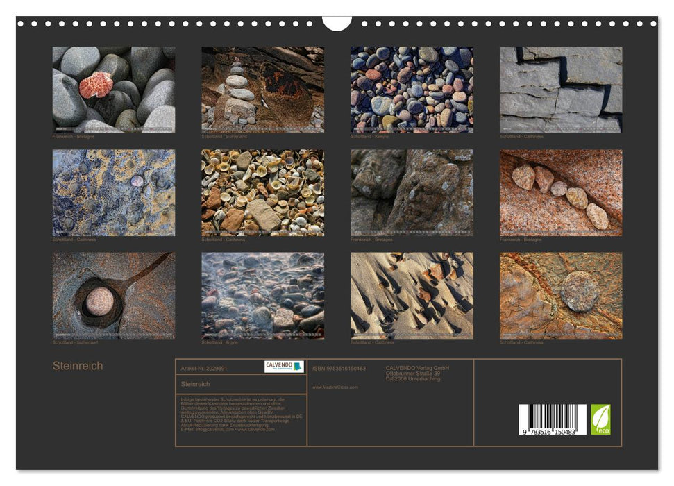 Steinreich (CALVENDO Wandkalender 2026)