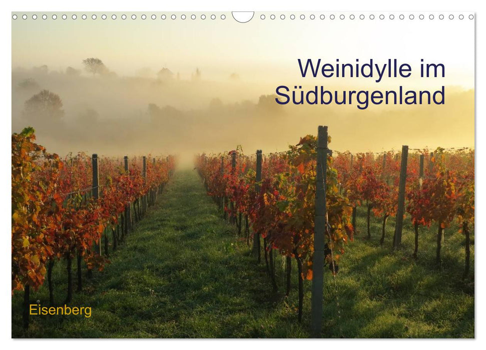 Weinidylle im Südburgenland (CALVENDO Wandkalender 2026)