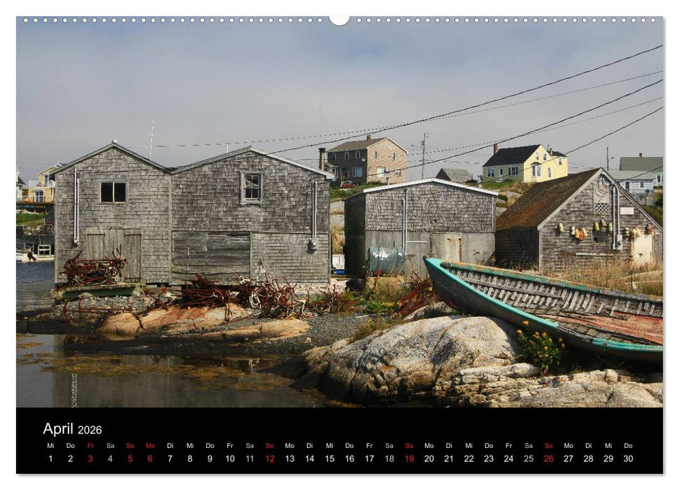 Bilderreise Nova Scotia (CALVENDO Premium Wandkalender 2026)