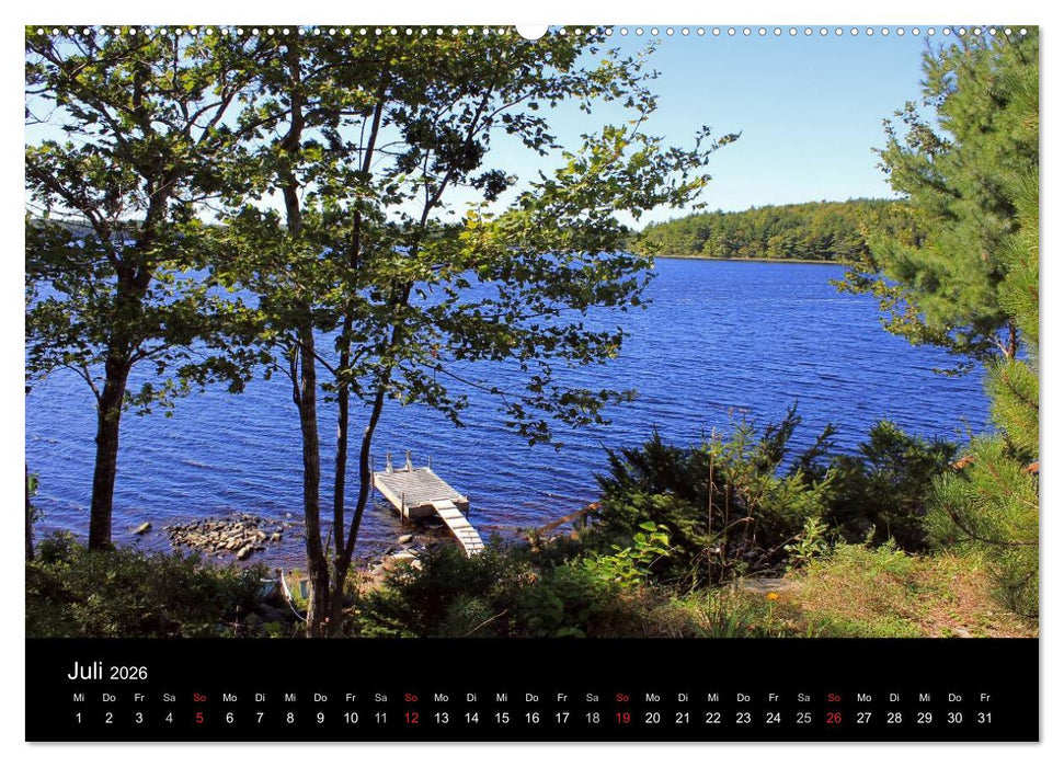 Bilderreise Nova Scotia (CALVENDO Premium Wandkalender 2026)