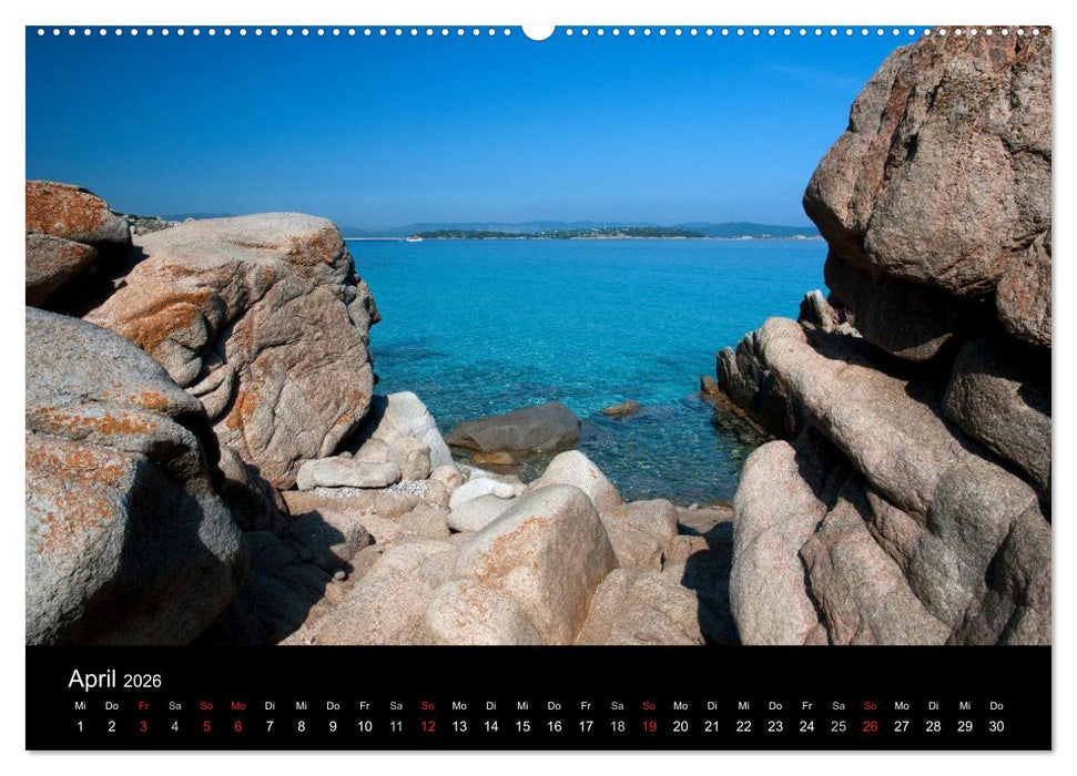 Sardinien Costa Smeralda und der Norden (CALVENDO Premium Wandkalender 2026)