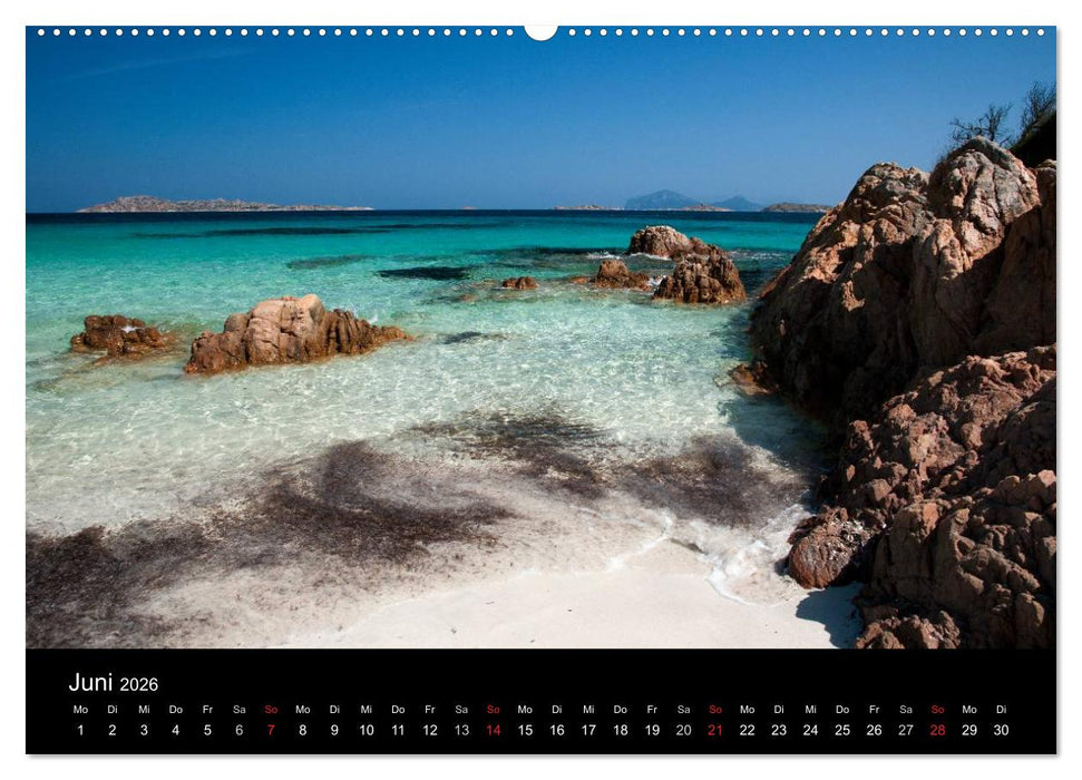 Sardinien Costa Smeralda und der Norden (CALVENDO Premium Wandkalender 2026)