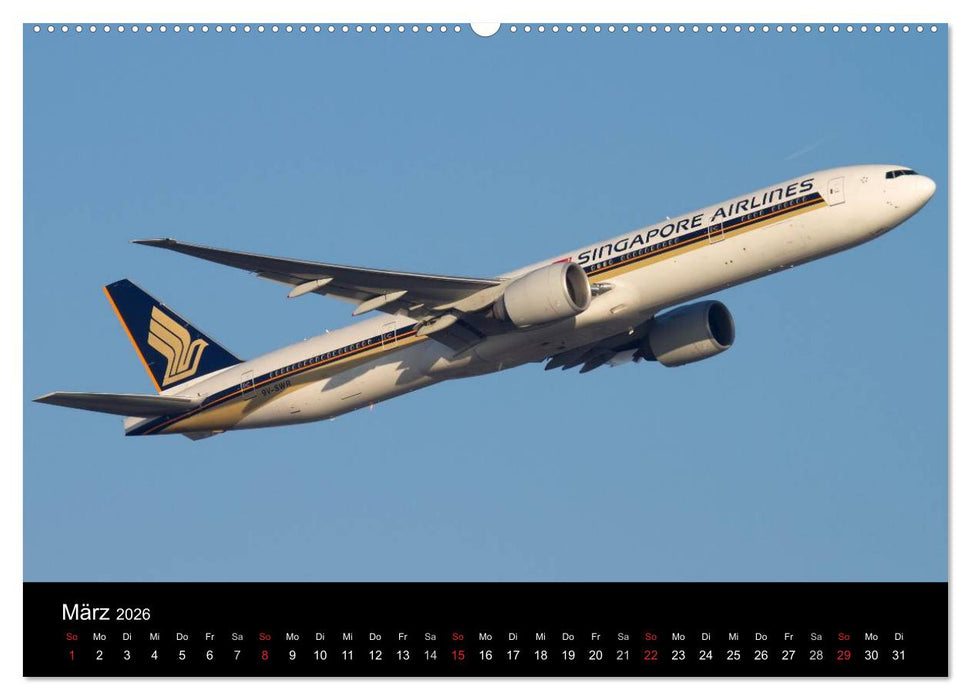Welt der Flugzeuge (CALVENDO Premium Wandkalender 2026)