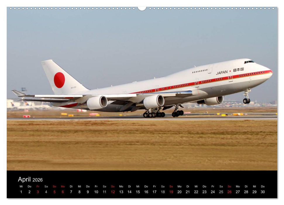 Welt der Flugzeuge (CALVENDO Premium Wandkalender 2026)