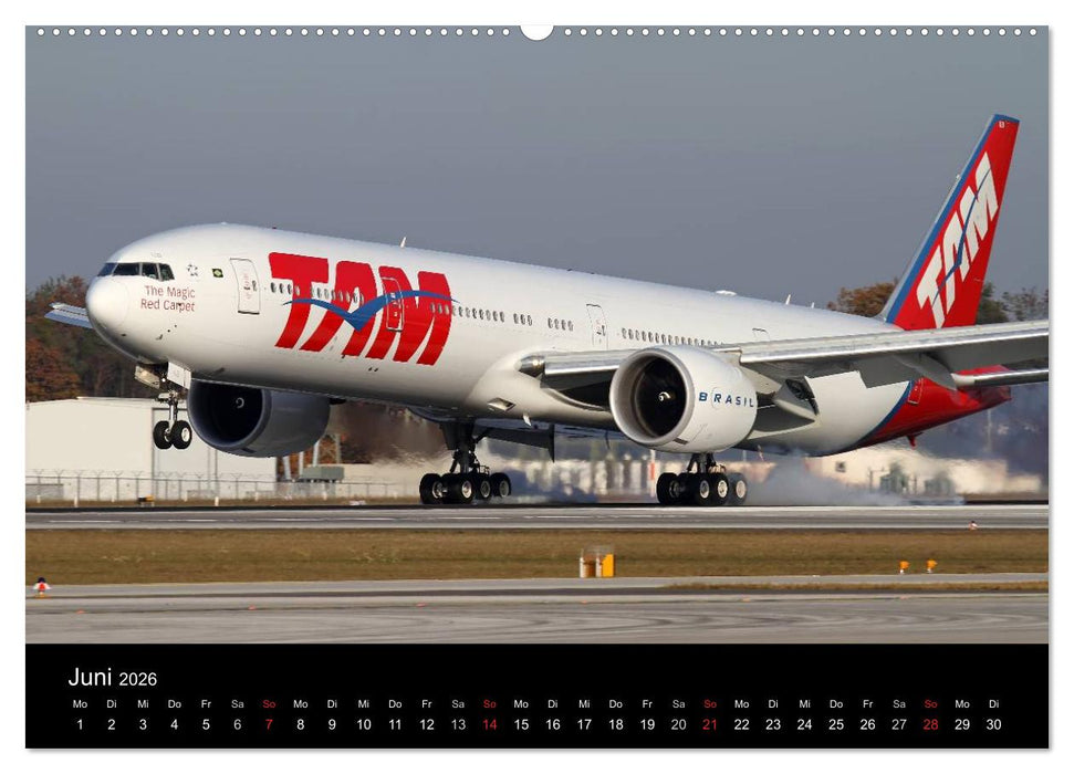 Welt der Flugzeuge (CALVENDO Premium Wandkalender 2026)