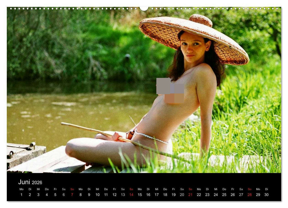 Natürlich nackt (CALVENDO Premium Wandkalender 2026)