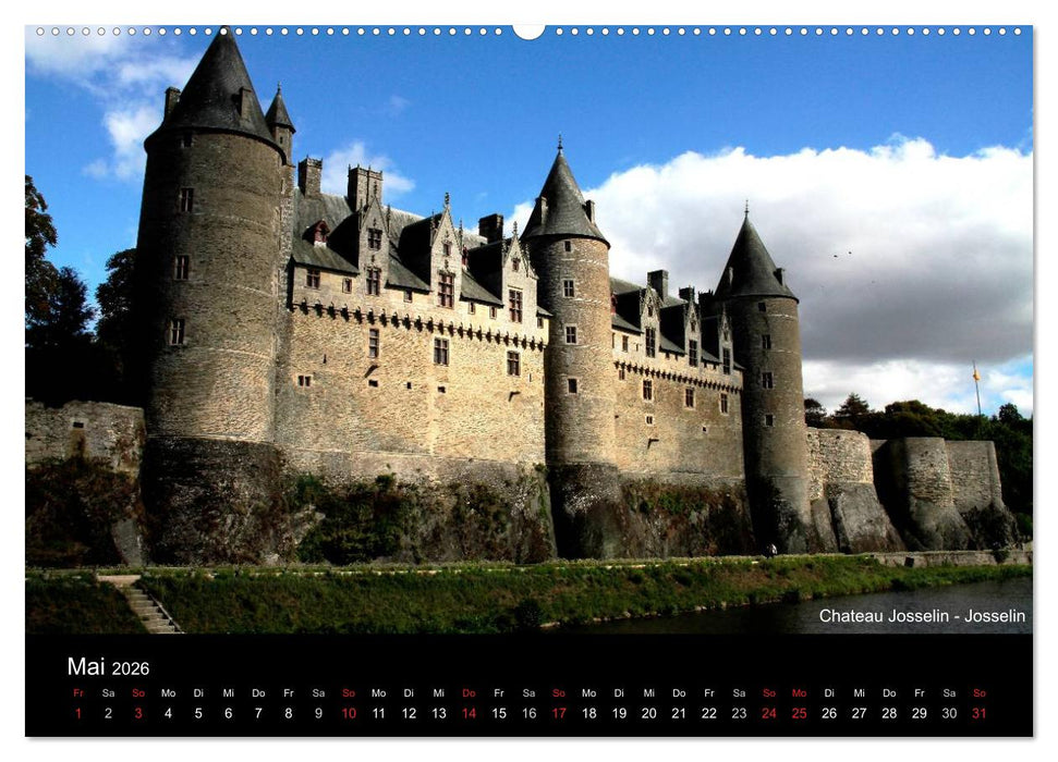 Bretagne - Zwischen Meer und Geschichte (CALVENDO Premium Wandkalender 2026)