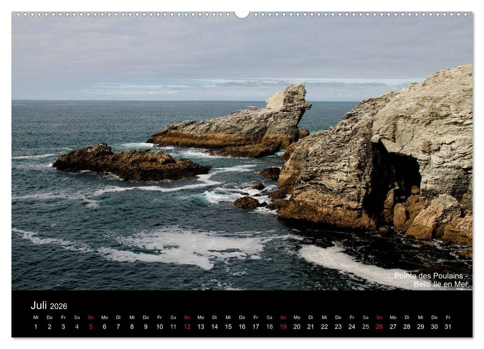 Bretagne - Zwischen Meer und Geschichte (CALVENDO Premium Wandkalender 2026)