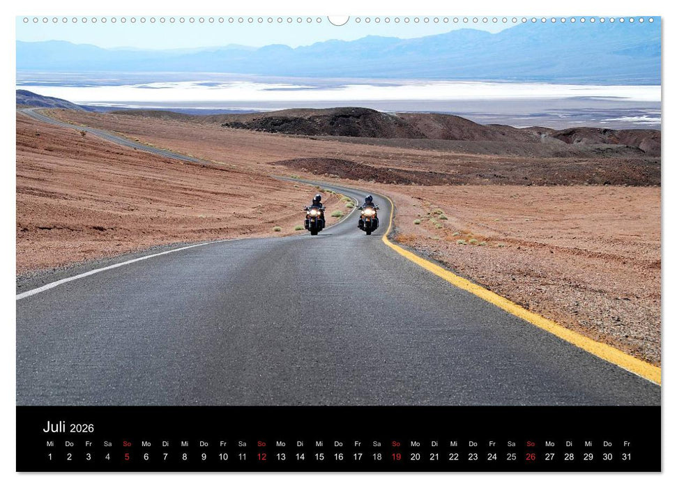 Born to be Wild - Mit der Harley durch den Südwesten der USA (CALVENDO Premium Wandkalender 2026)