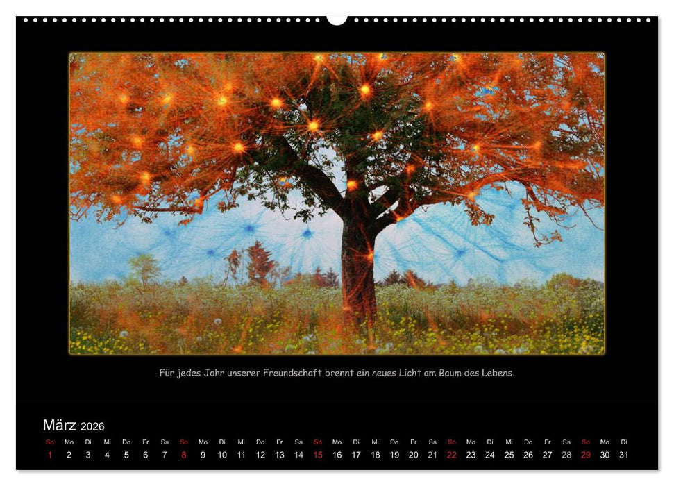 Freundschaft (CALVENDO Premium Wandkalender 2026)