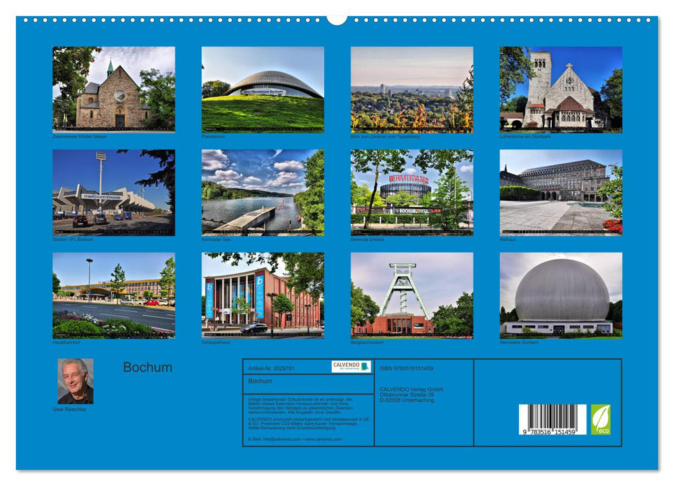 Bochum (CALVENDO Premium Wandkalender 2026)