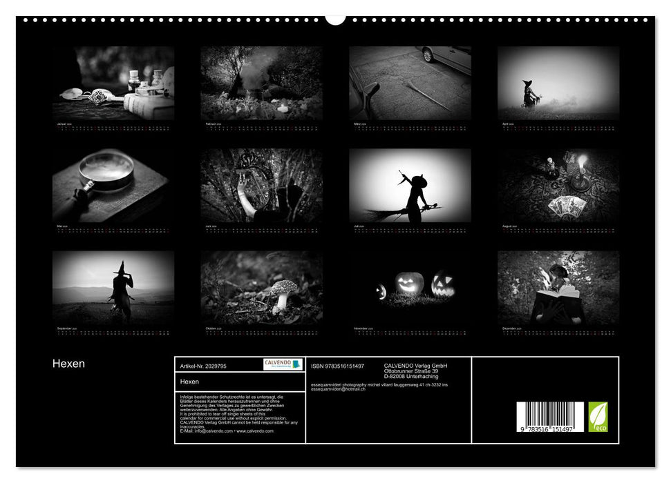 Hexen (CALVENDO Premium Wandkalender 2026)