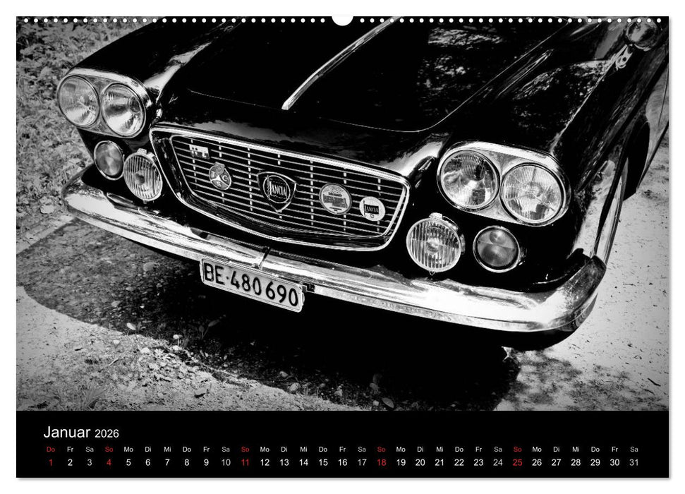 Lancia Flavia (CALVENDO Premium Wandkalender 2026)