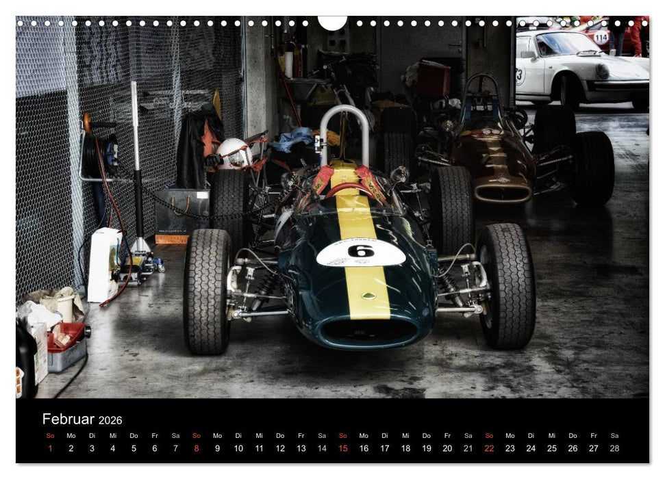 Raceday (CALVENDO Wandkalender 2026)