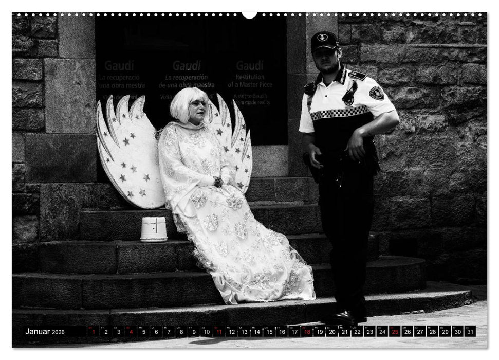 Streetlife Barcelona (CALVENDO Premium Wandkalender 2026)