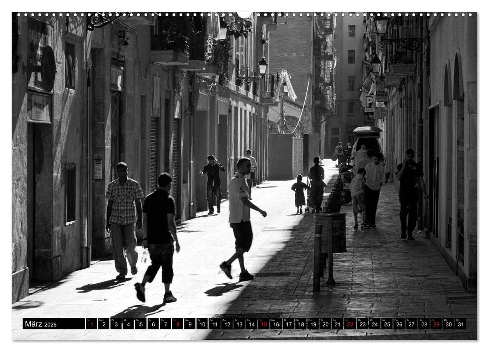 Streetlife Barcelona (CALVENDO Premium Wandkalender 2026)