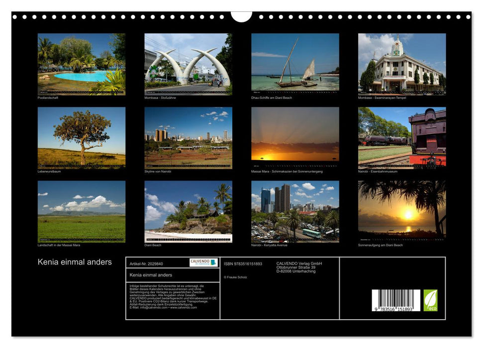 Kenia einmal anders (CALVENDO Wandkalender 2026)