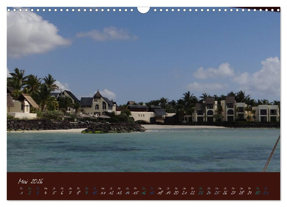 Indische Perle - Mauritius (CALVENDO Wandkalender 2026)