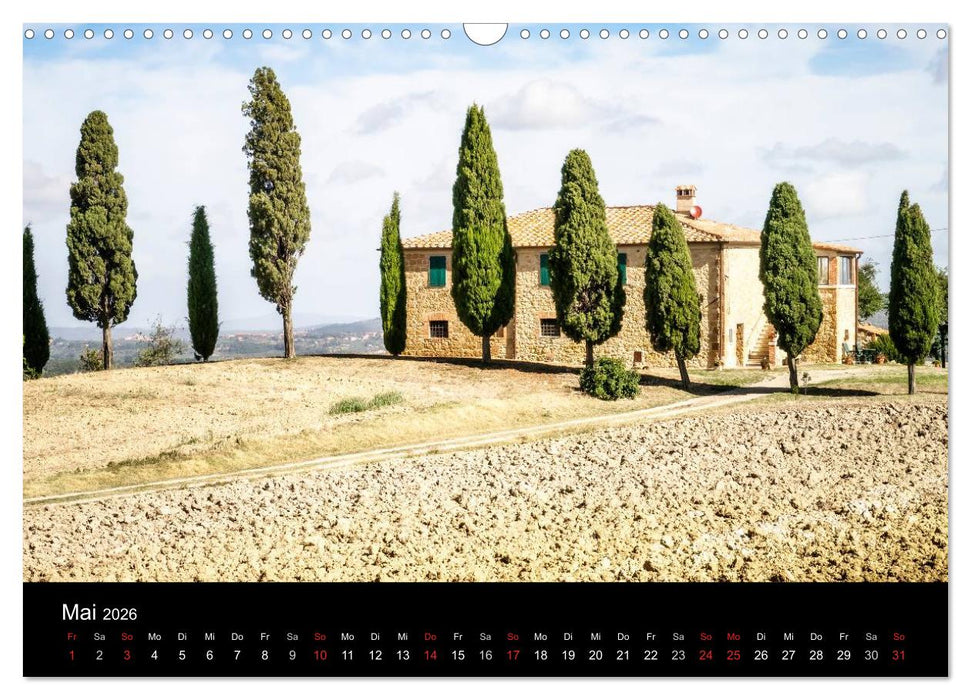 Toskana Landschaften (CALVENDO Wandkalender 2026)