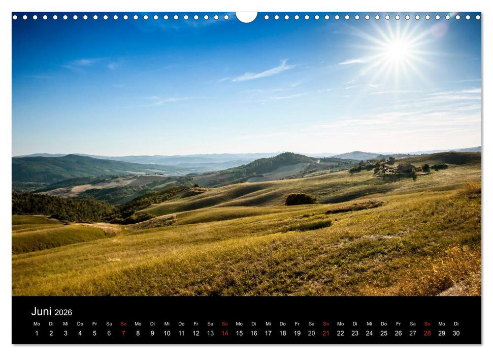 Toskana Landschaften (CALVENDO Wandkalender 2026)