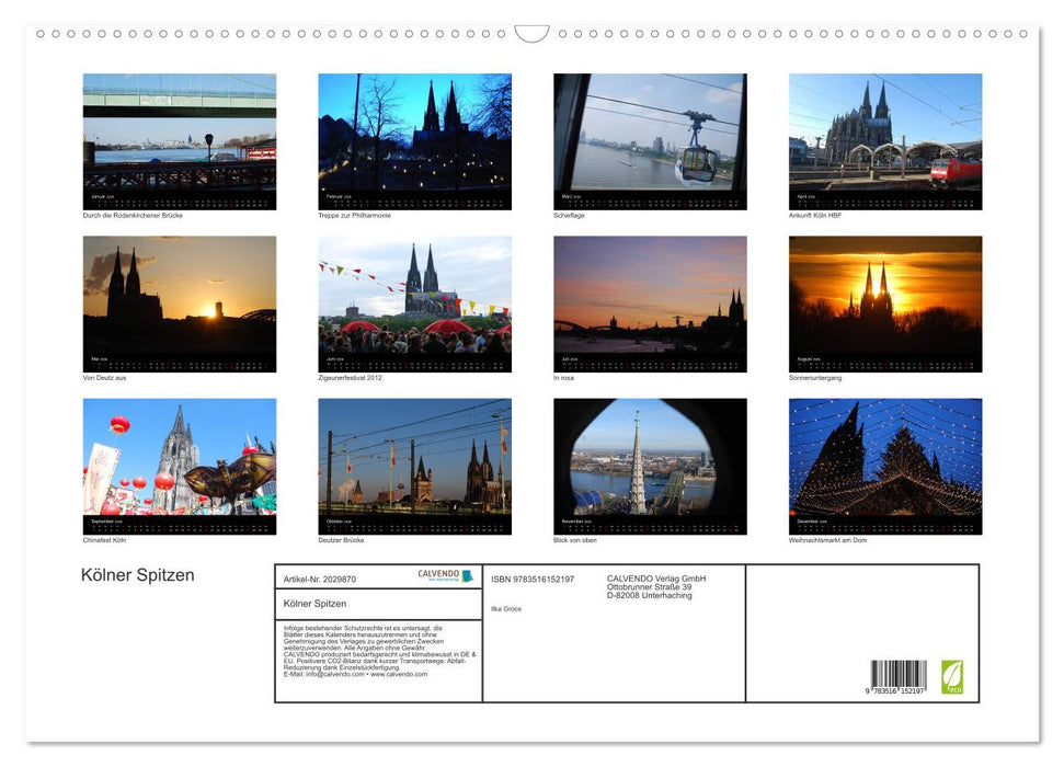 Kölner Spitzen (CALVENDO Wandkalender 2026)