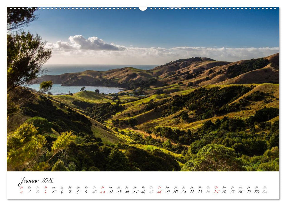 Neuseeland - Streifzug über die Nordinsel / CH-Version (CALVENDO Premium Wandkalender 2026)