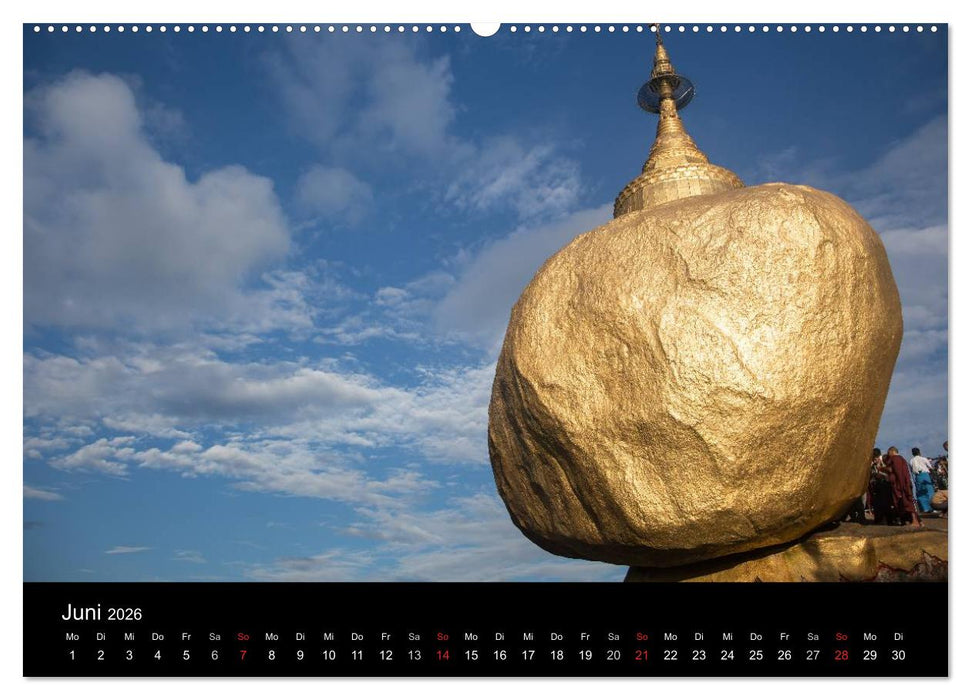 Myanmar 2026 (CALVENDO Premium Wandkalender 2026)