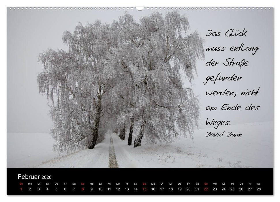 Poetische Wege (CALVENDO Premium Wandkalender 2026)
