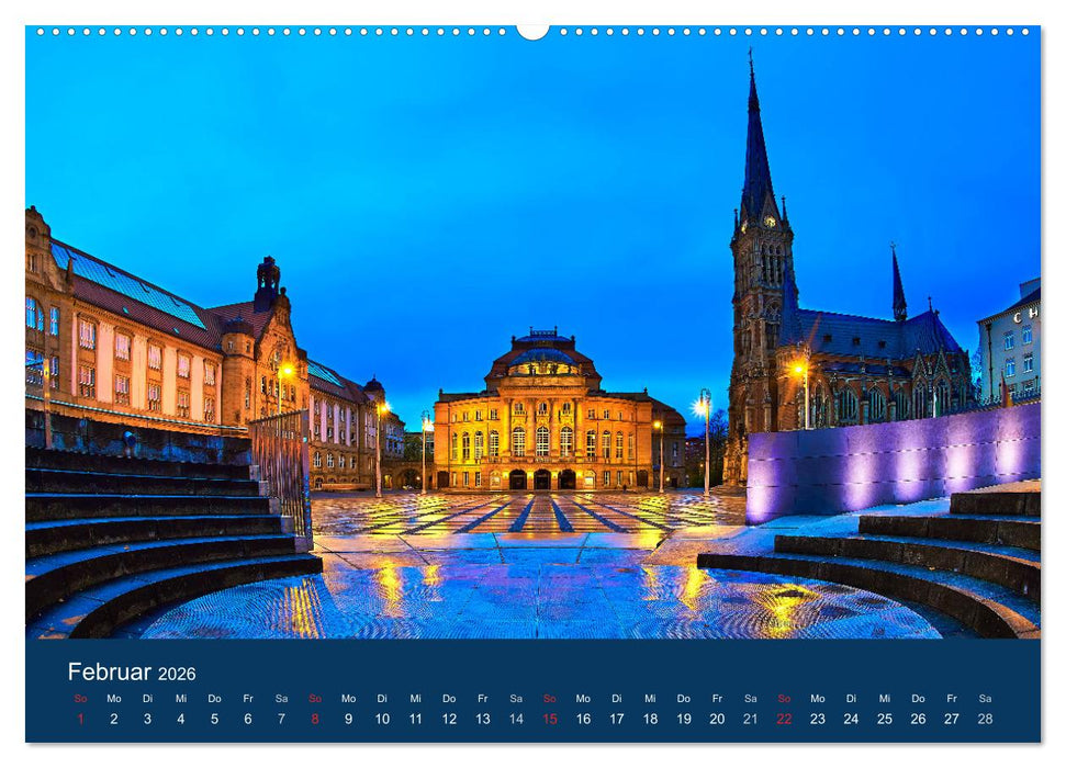Chemnitz - Sachsen von seiner schönsten Seite (CALVENDO Premium Wandkalender 2026)