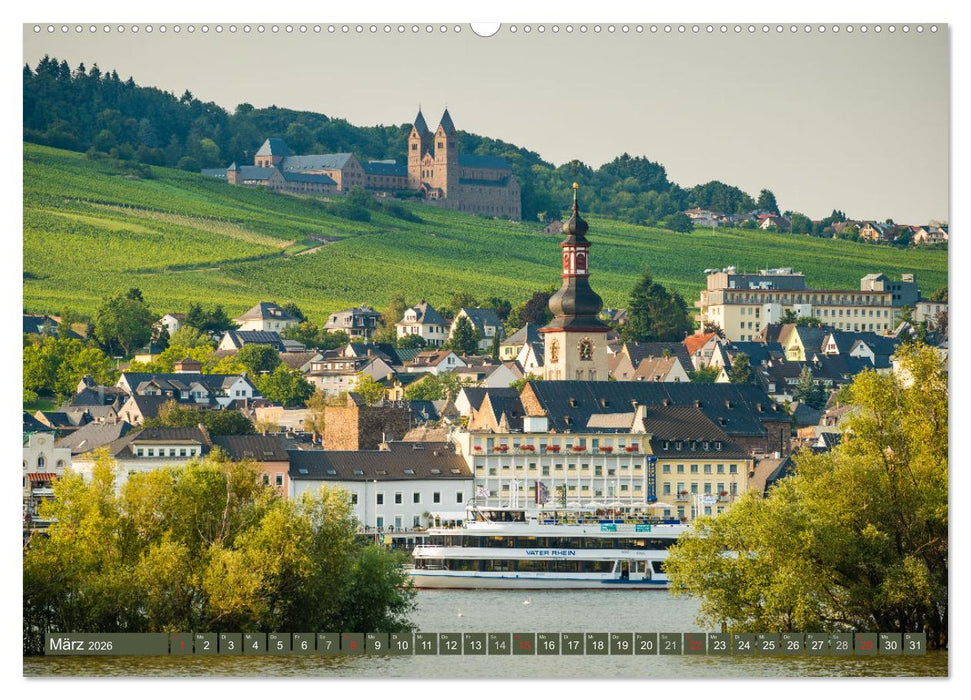 Kultur im Rheingau (CALVENDO Premium Wandkalender 2026)