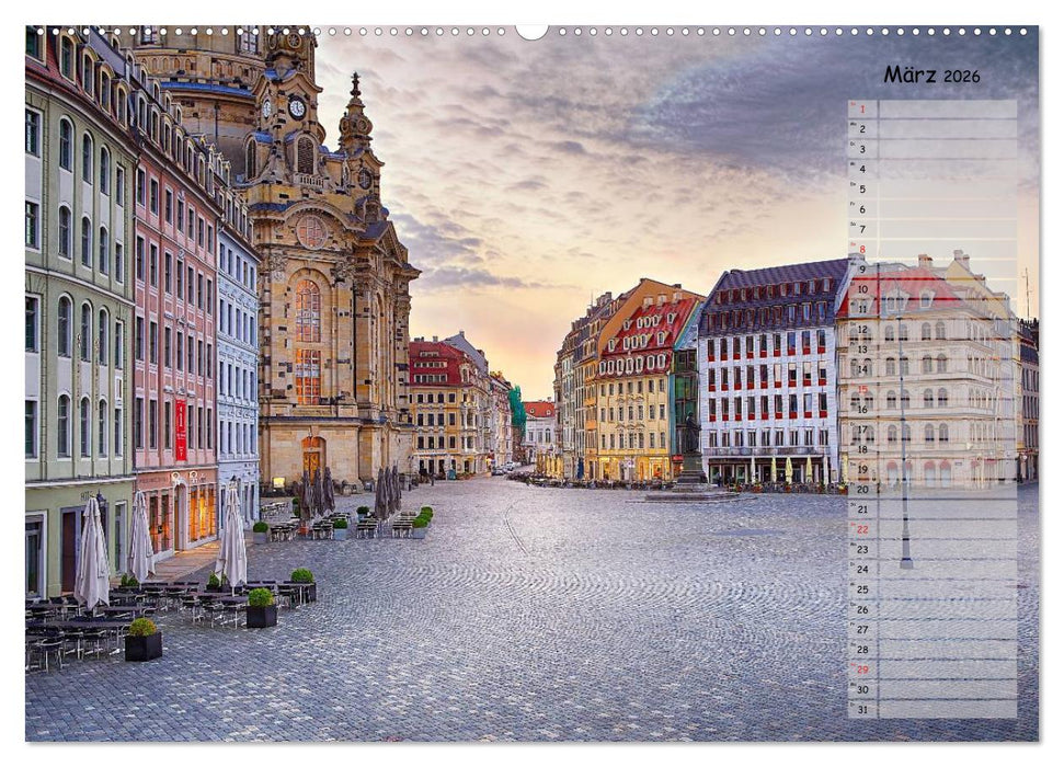 Dresden 2026 / Geburtstagskalender (CALVENDO Wandkalender 2026)