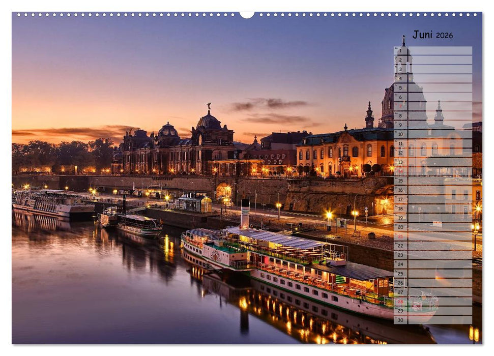 Dresden 2026 / Geburtstagskalender (CALVENDO Wandkalender 2026)
