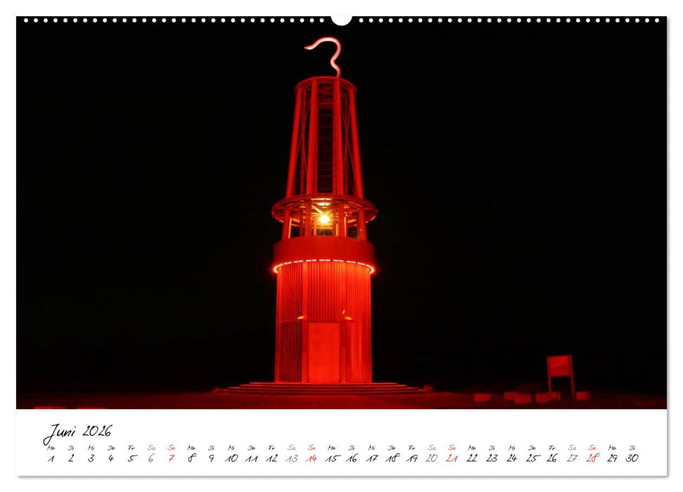 Nachtschicht - Nächtliche Impressionen vom Ruhrgebiet und dem Niederrhein (CALVENDO Wandkalender 2026)