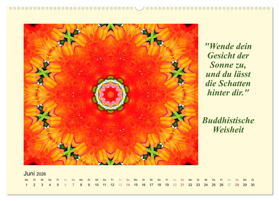 Meditation - Asiatische Weisheiten (CALVENDO Wandkalender 2026)