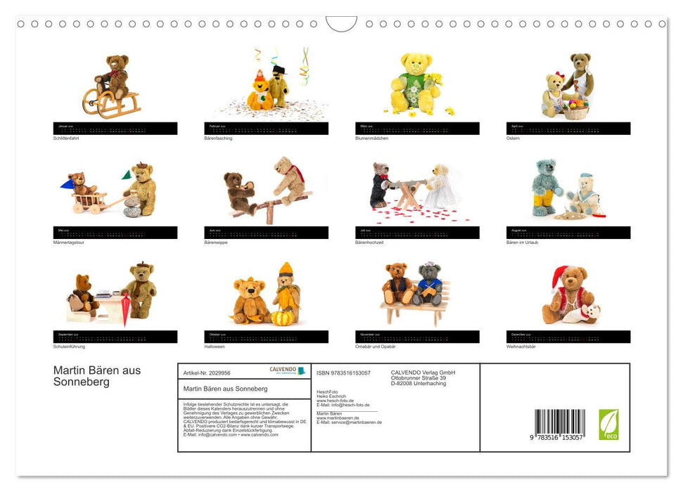 Martin Bären aus Sonneberg (CALVENDO Wandkalender 2026)