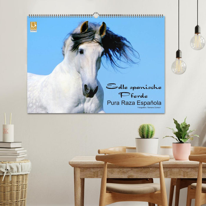 Edle spanische Pferde - Pura Raza Espanola (CALVENDO Wandkalender 2026)