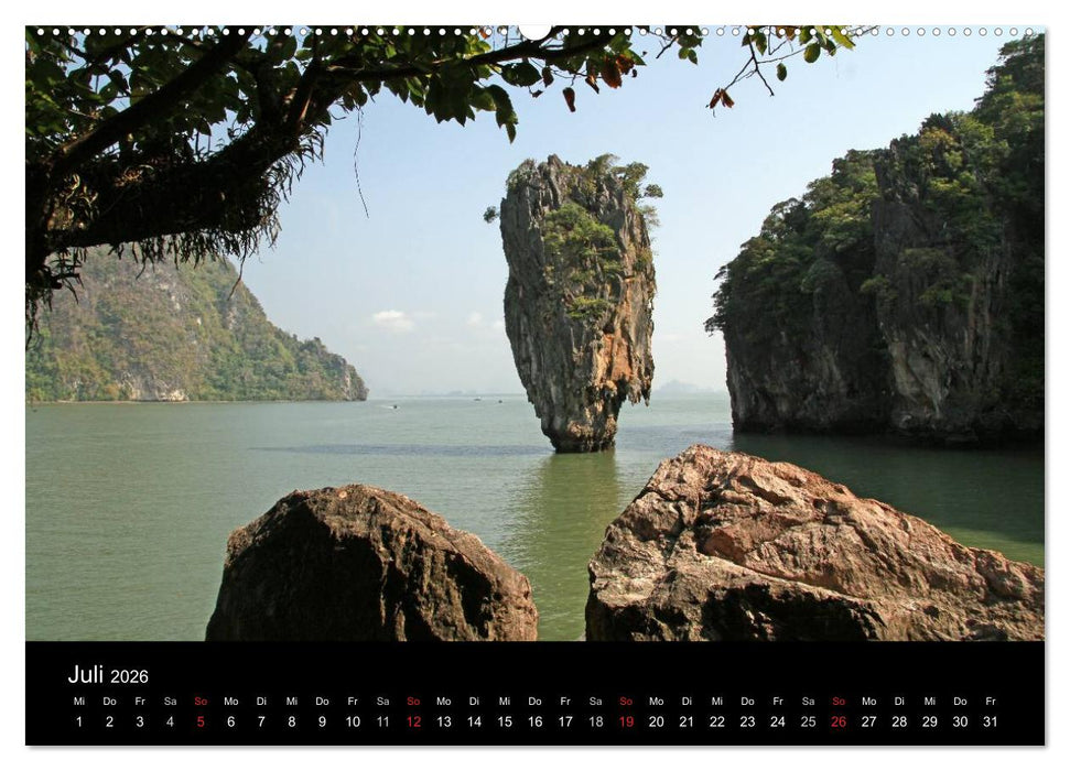Thailand (CALVENDO Premium Wandkalender 2026)