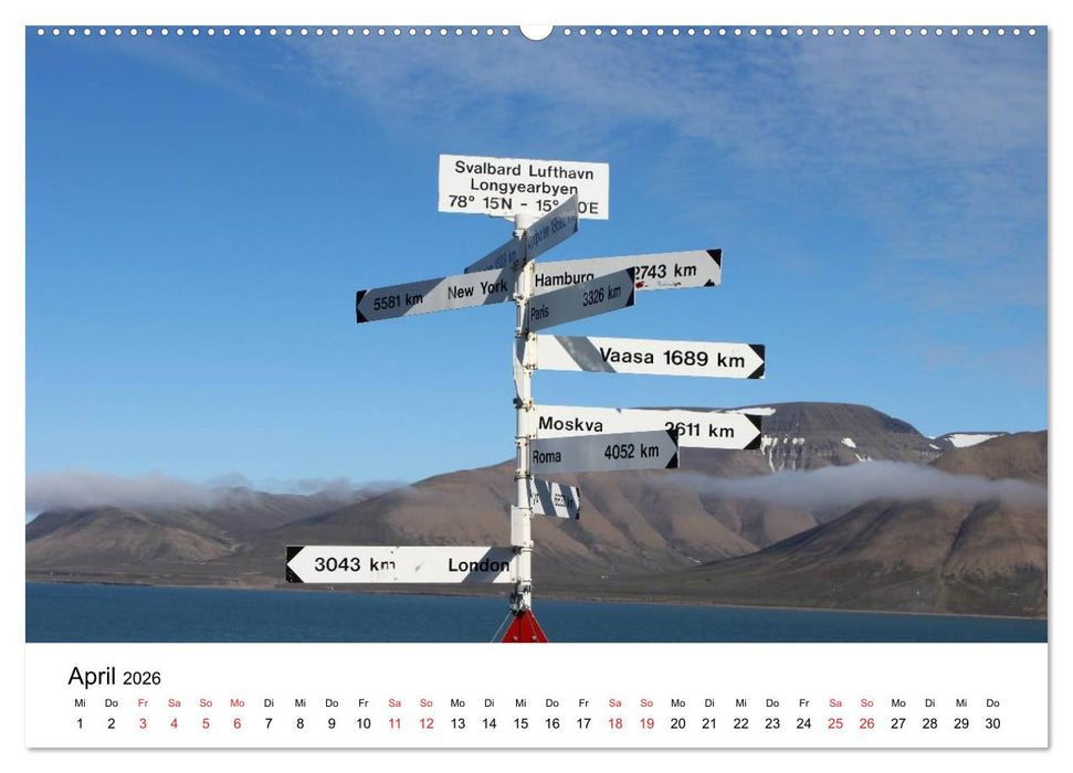 Svalbard 2026 (CALVENDO Wandkalender 2026)