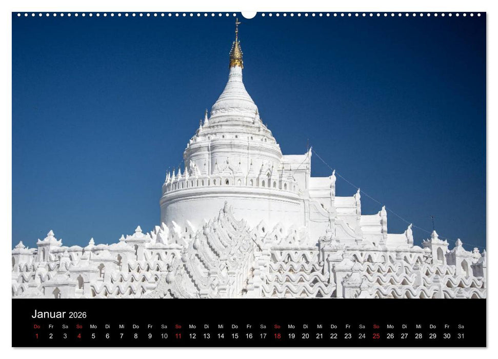 Myanmar 2026 (CALVENDO Wandkalender 2026)