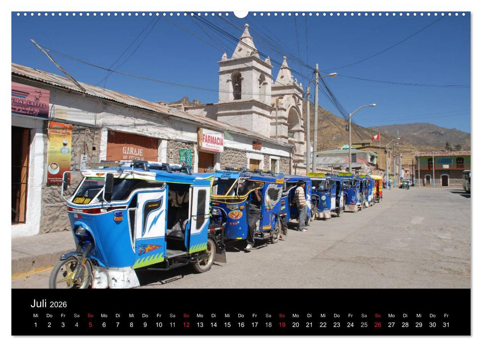 Peru – unterwegs (CALVENDO Premium Wandkalender 2026)