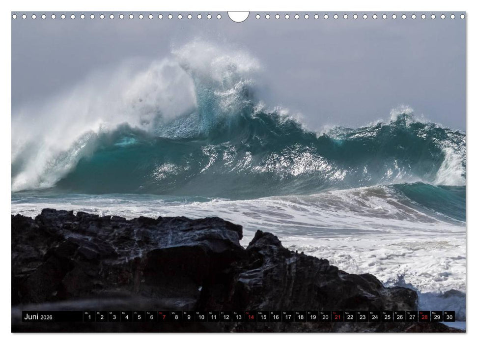Hawai'i Wellen (CALVENDO Wandkalender 2026)