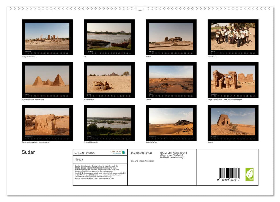 Sudan (CALVENDO Premium Wandkalender 2026)