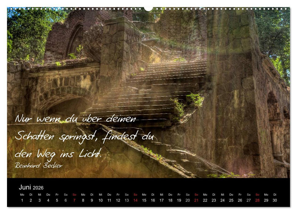 Poetische Wege (CALVENDO Wandkalender 2026)