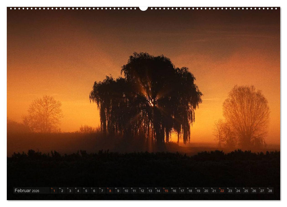 Zauberhafte Abendstimmung (CALVENDO Premium Wandkalender 2026)