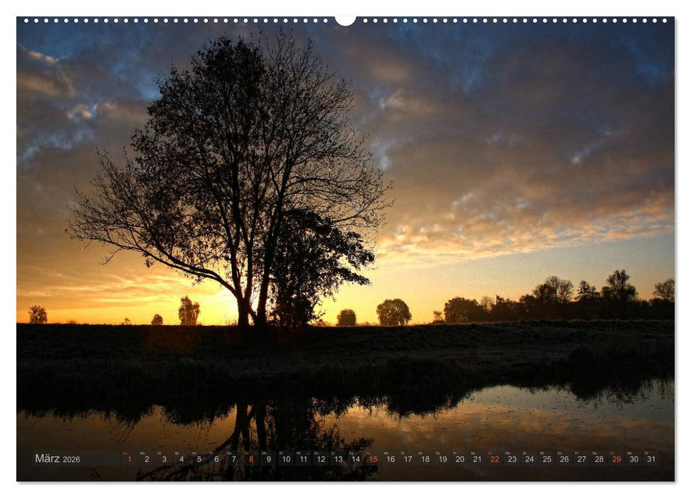 Zauberhafte Abendstimmung (CALVENDO Premium Wandkalender 2026)