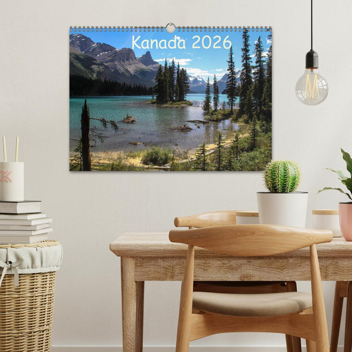 Kanada 2026 (CALVENDO Wandkalender 2026)